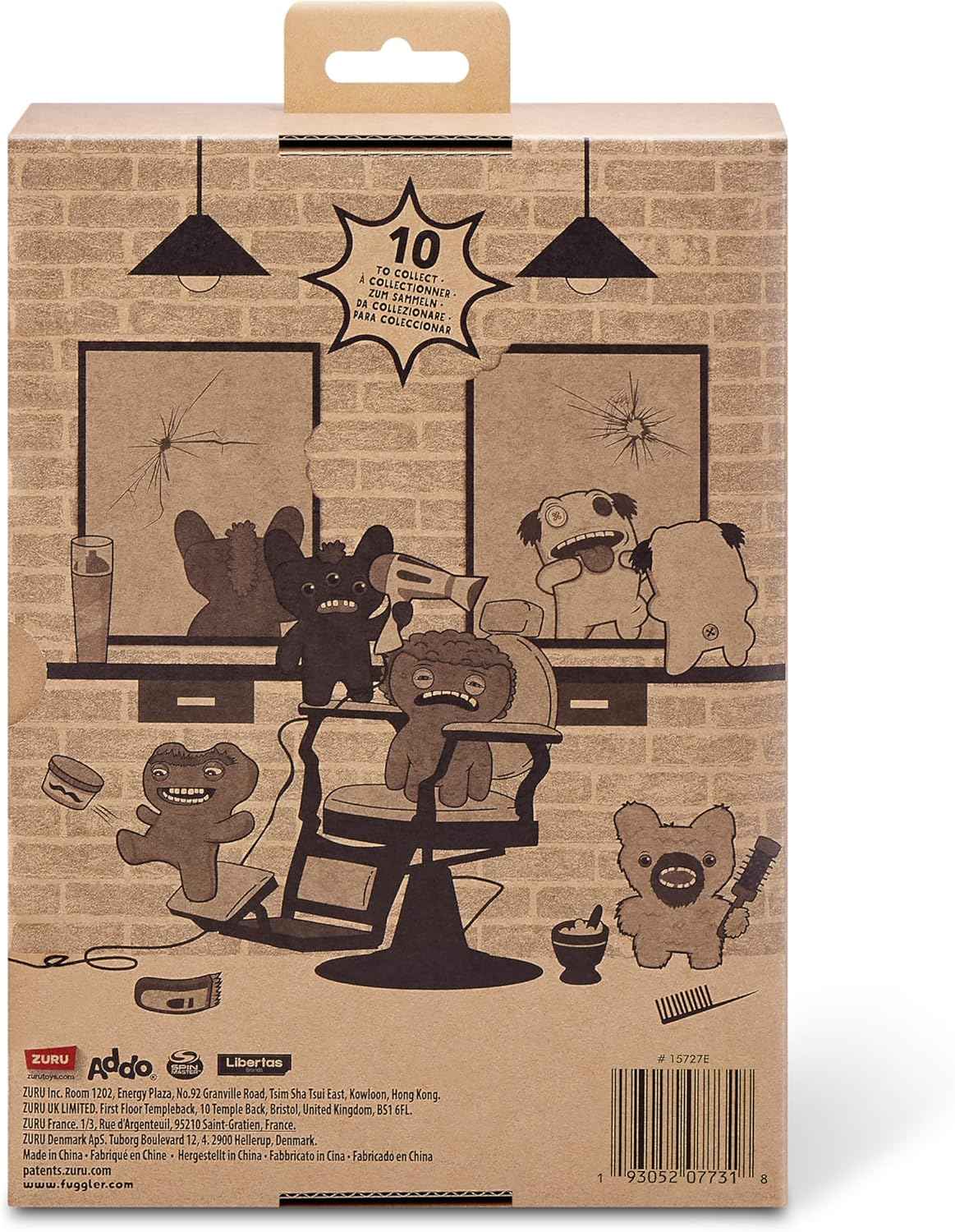 Fuggler Hairy Fuggs 9-inch Series 1 by ZURU, Funny Ugly Monster Plush Toy