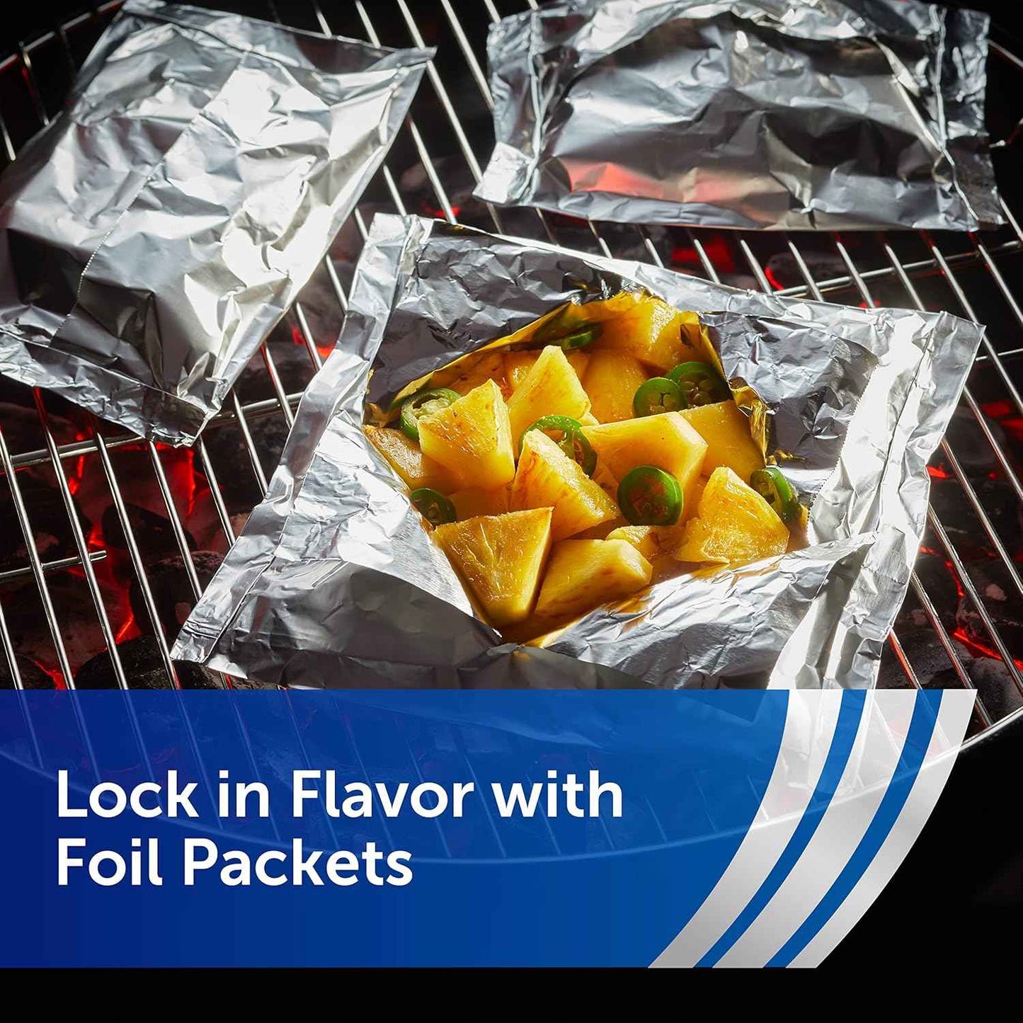 Reynolds Wrap Heavy Duty Aluminum Foil Roll, Thick Heavy Duty Foil for Added Strength and Durability, Secure Easy Open and Close Tab, 12 Inches Wide, 50 Sq. Ft.