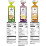 Quaker Large Rice Cakes, 3 Flavor Variety Pack, Gluten Free, 6 Count