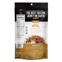 Perky Jerky Original Turkey Jerky, 14oz, Low Sodium, 10g Protein per Serving, Low Fat, 100% U.S. Sourced, Handcrafted, Tender Texture and Bold Flavor