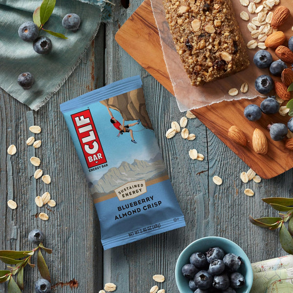 CLIF BAR Energy Protein Bars Blueberry Almond Crisp 10 Pack Non GMO