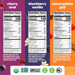 Noka Superfood Fruit Smoothie Pouches Variety Pack, 12 Count, 4.22 oz, Made in USA