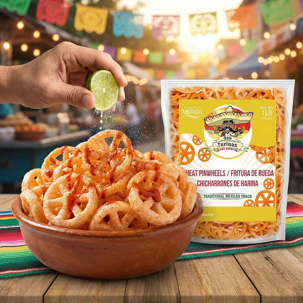 Mexican Wheat Wheel Pasta Snacks by Turinos 1LB