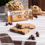 quest nutrition mini chocolate chip cookie dough protein bars 1g sugar 8g protein gluten free 14 count