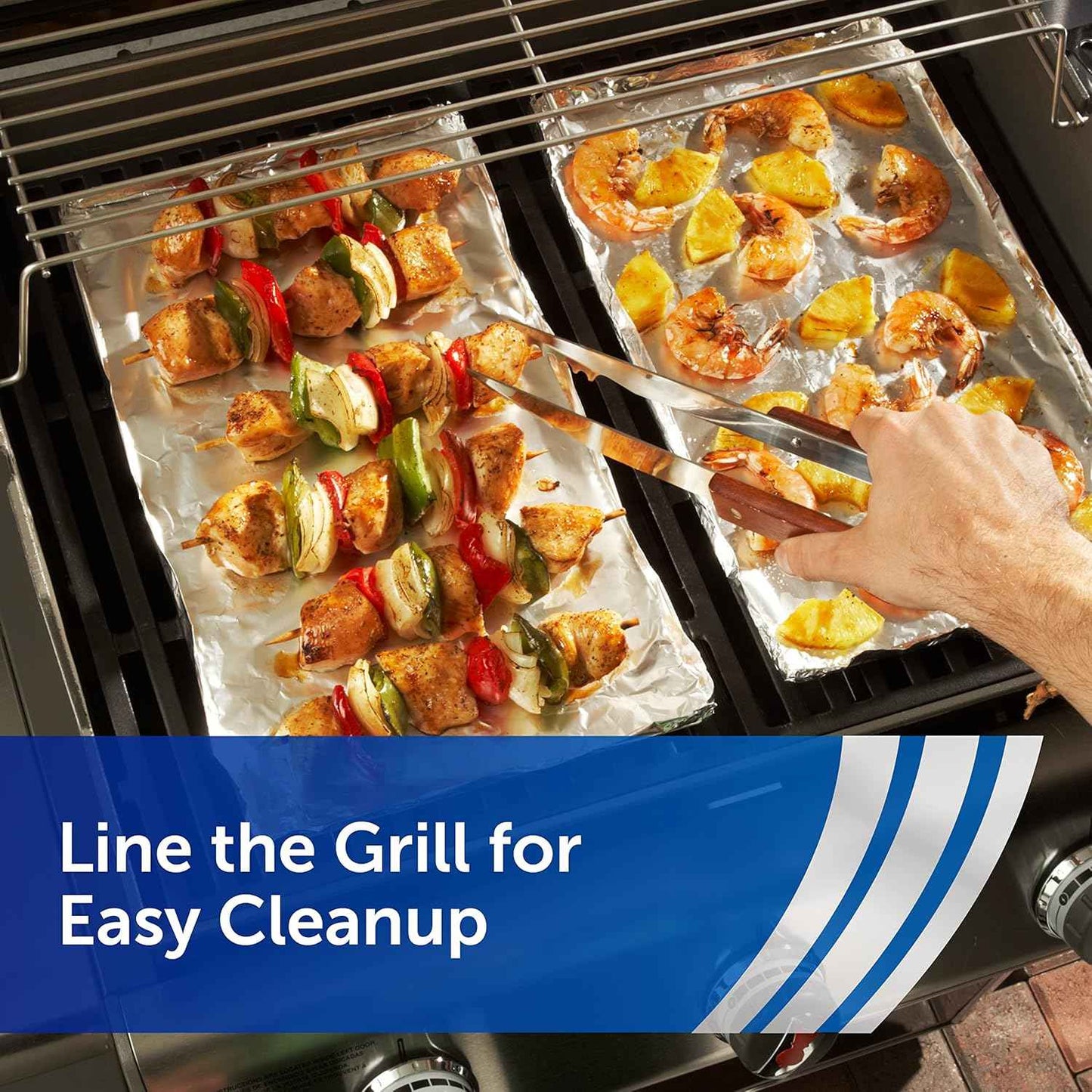 Reynolds Wrap Heavy Duty Aluminum Foil Roll, Thick Heavy Duty Foil for Added Strength and Durability, Secure Easy Open and Close Tab, 12 Inches Wide, 50 Sq. Ft.