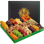 Gift basket with assorted nuts for various occasions