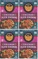 Siete gluten-free chicken fajita seasoning mix for whole30 approved meals, 7 servings, vegan, non-gmo, 1 packet