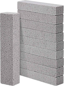 HongWay 10 Pack Pumice Stone for Cleaning, Pumice Stone for Toilet Cleaning Bowl Stick, Heavy Duty Strong Pumice Cleaning Bar for Bathtubs, Kitchen Sink, Grill, Household (5.9 x 1.4 x 0.9 Inches)