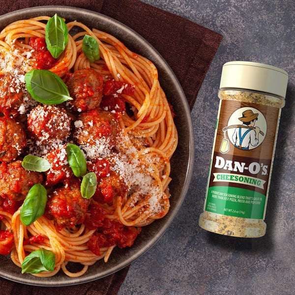 Dan-O's 7.6 oz Sugar-Free All-Purpose Cheesening Seasoning for Pizza Popcorn Chicken Bread and More