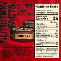 Jack Link's Original Beef Jerky Chew, 36 Pack, 0.32 oz Tins, Ready to Eat Protein Snacks
