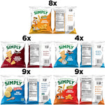 Simply Snacks Variety Pack, 36 Count, 0.875 Oz, Multiple Flavors, Real Cheese, No Artificial Colors or Flavors