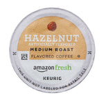 AmazonFresh 80 Ct. K-Cups, Hazelnut Flavored Medium Roast, Compatible with Keurig K-Cup Brewers