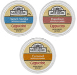 Grove Square Cappuccino Pods Variety Pack Single Serve 72 Count