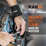 RAK Magnetic Wristband Gifts for Men - Premium Tool Belt for Holding Screws Nails with Powerful Magnets, Cool Gadgets Stocking Stuffers for Men, Holiday for Dad, Husband, Grandpa, Him