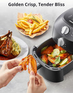 COMFEE' Compact 2.1 Quart Air Fryer with 12 Presets Menu Options, Adjustable Timer & Temperature Control 180-400 degrees F, Dishwasher-Safe Nonstick Fry Basket