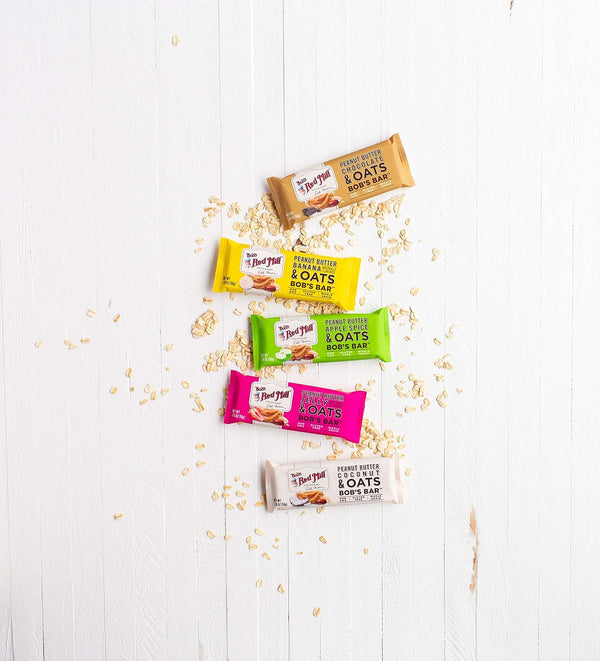 Bob's Red Mill 12pk Peanut Butter Chocolate & Oats Bar, 12 bars, Gluten Free, Kosher