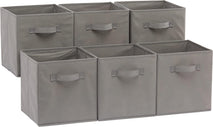 Amazon Basics Collapsible Fabric Storage Cubes Organizer with Handles