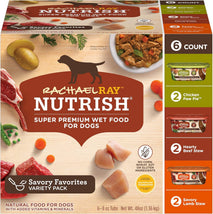 rachael-ray-nutrish-premium-natural-wet-dog-food-savory-favorites-variety-pack-8-ounce-tub-pack-of-6