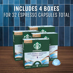 Starbucks Iced Blond Roast Coffee Pods for Nespresso Vertuo Machines, 32-count