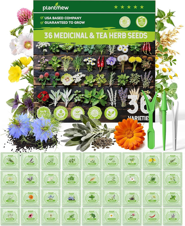 Herb Seeds Variety Pack for Planting Indoor & Outdoor