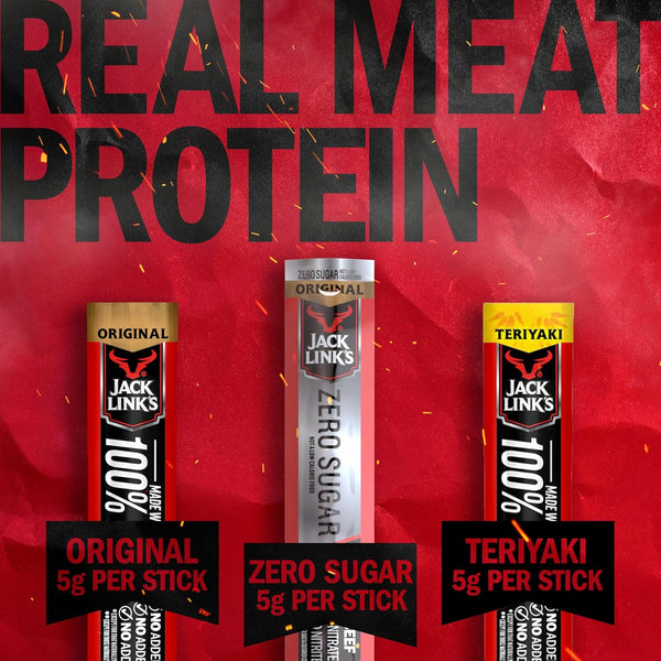 Jack Link's Beef Jerky Sticks Variety Pack, 20 Pack, 0.92 oz