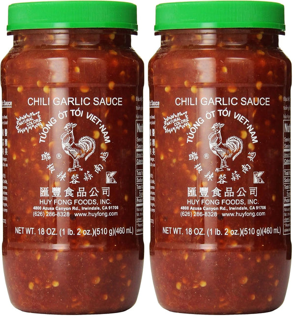 Huy Fong 8 oz Vietnamese Chili Garlic Sauce, Ready-to-Use Condiment or Cooking Sauce