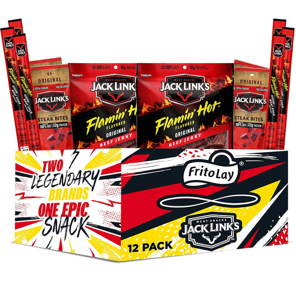 Frito Lay Jack Link's Meat Sticks Flamin' Hot Pack of 20
