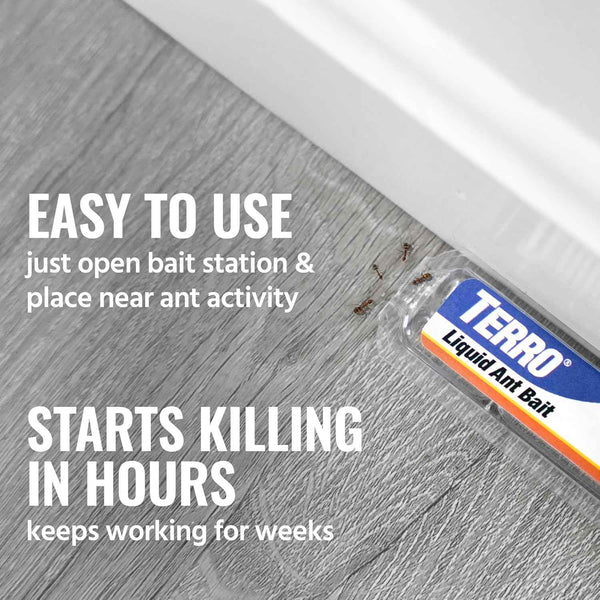 TERRO Liquid Ant Killer Bait Stations T300-3SR, 18 Count, Effective Indoor Ant Control for Sugar Ants