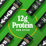 Grass Fed Beef and Pork Meat Sticks, 12g Protein, Teriyaki, 2 oz, Pack of 20