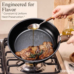 CAROTE 19pcs Pots and Pans Non Stick, Cookware Sets Detachable Handle, Induction Kitchen Pots and Pans,NonStick Cooking Set, Oven/Dishwasher/Fridge Safe, Space Saving
