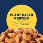 PLANTERS Deluxe Honey Roasted Whole Cashews: Sweet & Salty Snack, Plant-Based Protein, Crunchy Texture, Resealable Canister