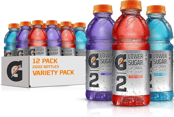 Gatorade Original Thirst Quencher 3-Flavor Frost Variety Pack, 20 Fl Ounce - Pack of 12