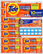 Washing Machine Cleaner by Tide, Washer Machine Cleaner with Oxi for Front and Top Loader Washer Machines, Deep Cleaning Residue & Odor Eliminator, 7 Month Supply
