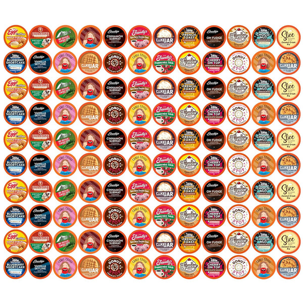 Coffee Pod Variety Packs Flavored Sampler Assorted Compatible with 2.0 K-Cup Brewers Variety Pack 52 Count