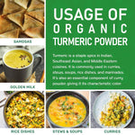 Jiva Organics 1 Pound USDA Organic Turmeric Powder - High Curcumin Content from India
