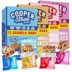 Soft Baked Granola Bars Variety Pack, Nut Free, Low Sodium, Individually Wrapped