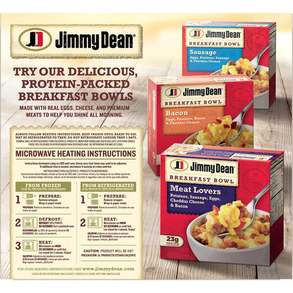 Jimmy Dean Sausage, Egg and Cheese Croissant Breakfast Sandwich, 8 Count Frozen Package