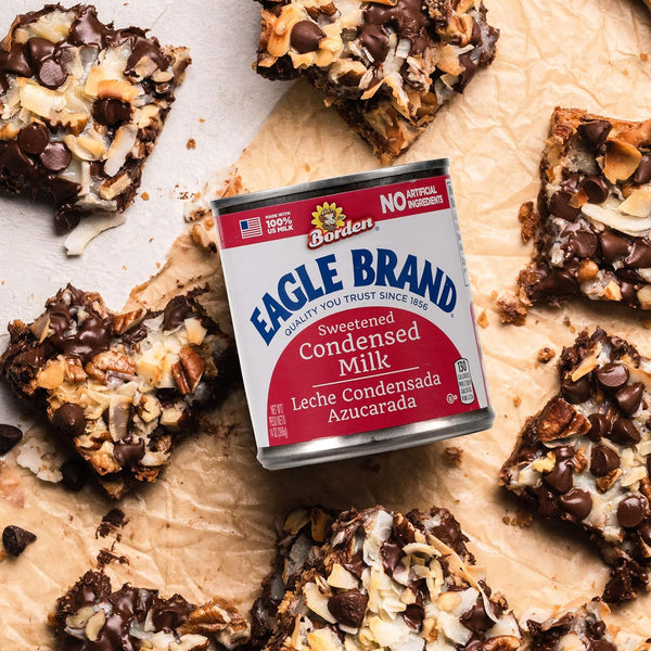 Eagle Brand 14oz Sweetened Condensed Milk for Flan, Cooking, Baking, Drinks, Dessert, Ice Cream