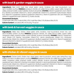 Purina Beneful kitchen creations 30-pack wet dog food variety pack beef chicken lamb 3 oz cans