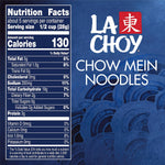 La Choy 5 oz Chow Mein Noodles, Quick-Cooked and Crunchy, Trans Fat-Free, 130 Calories