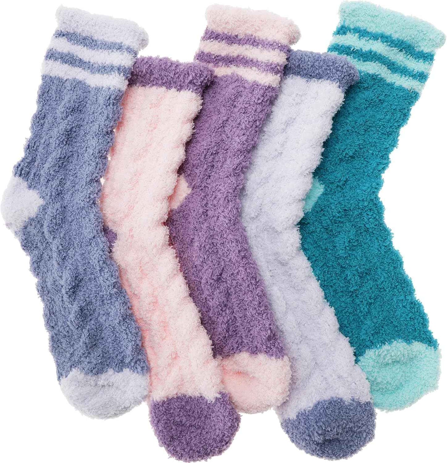 Anlisim Fuzzy Socks for Women, Soft Comfy Cozy Fluffy Thick Winter Warm Fleece Slipper Socks