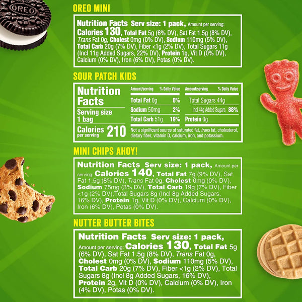 Nabisco Variety Pack of Mini Cookies and Candy