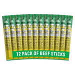 Lorissa's Kitchen Smoke Show Seasoned & Smoked Beef Sticks, Pack of 12, 1 oz Meat Snacks