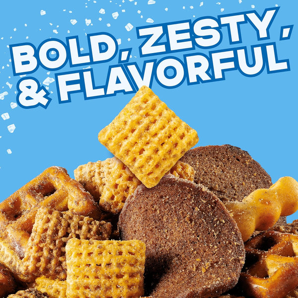 Chex Mix Traditional Original Recipe Snack Mix, 20 oz tub, Salty Snacks