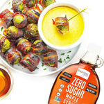 Wholesome Yum Zero Sugar Maple Syrup: Keto, Natural, Sugar-Free, Gluten-Free, Vegan (12 oz Plastic Bottle)
