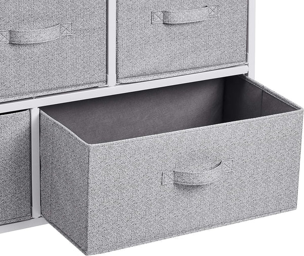 Amazon Basics Extra Wide Fabric 5-Drawer Storage Organizer Unit for Closet