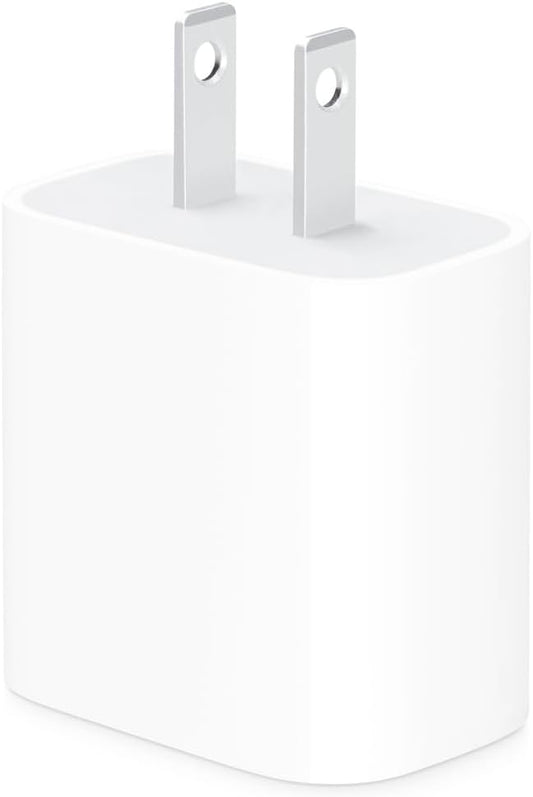 Apple 20W USB C Compact Power Adapter Fast Type C Wall Charger for iPhone and iPad