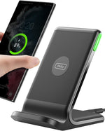 inou 15w fast qi wireless charger with adaptive light for iphone samsung google and more