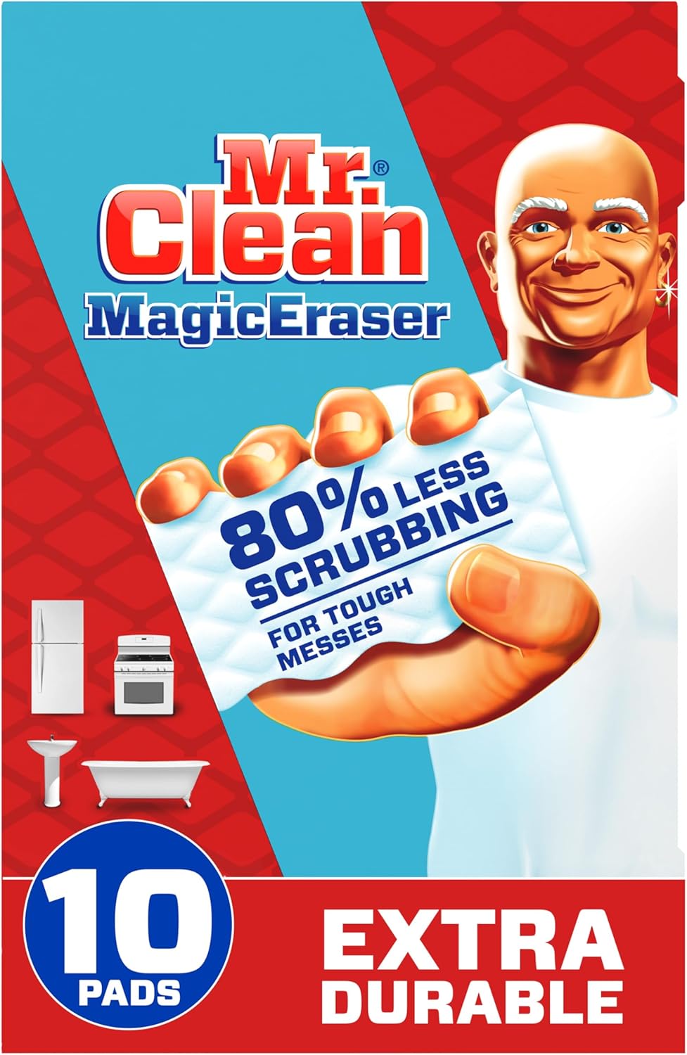 Mr. Clean Magic Eraser, Extra Durable, Multi Purpose Cleaner - Rayz Mart