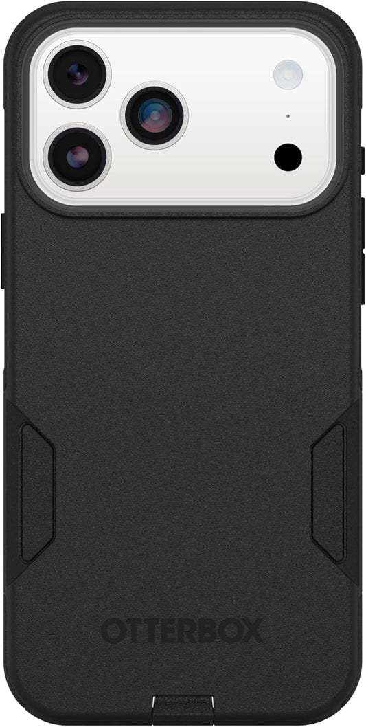 OtterBox Commuter Series iPhone 17 Pro Max slim shockproof case with MagSafe compatibility – Black